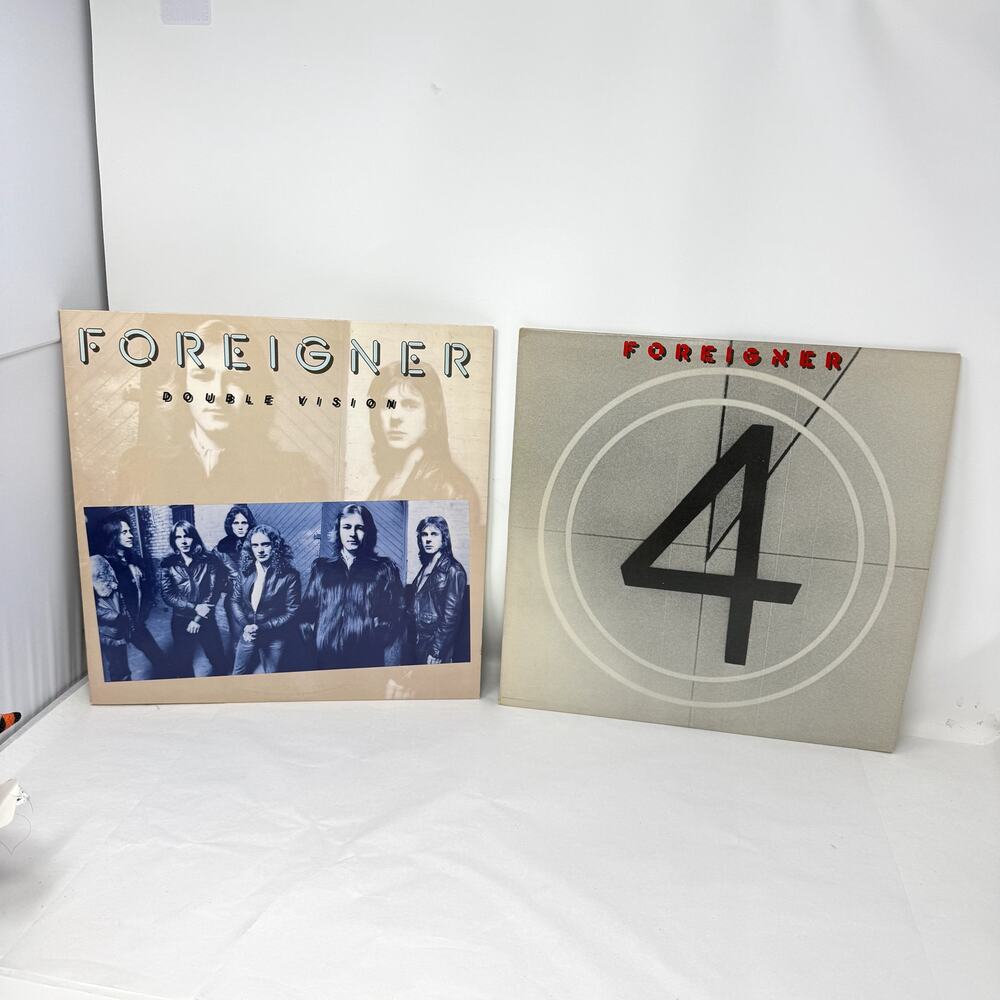 Foreigner 4 Double Vision Vinyl LP Lot 1978 1981 Atlantic Classic Rock VG+
